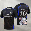 Camiseta One Piece — Edición Especial Fútbol | Jersey Anime Unisex Niños y Adultos | Poliéster