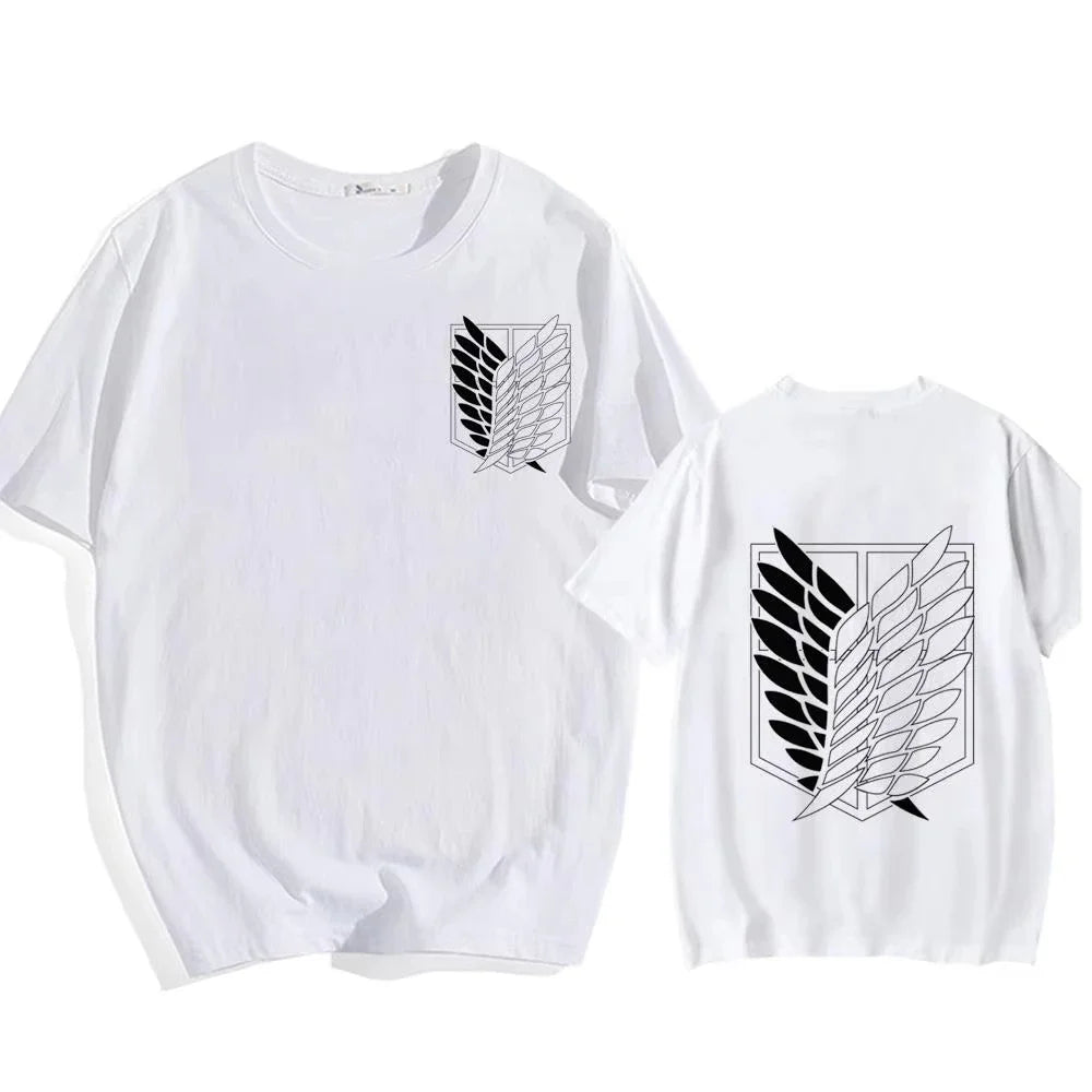 Camiseta Attack on Titan — Eren Yeager Shingeki No Kyojin | Algodón Alta Calidad | Streetwear Harajuku Unisex