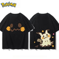 Camiseta Pokémon Mimikyu — Estampado Doble Cara | Oversize Algodón | Unisex Manga Corta Anime