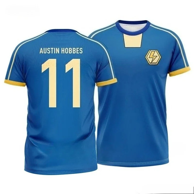 Inazuma Eleven — Kaio Cosplay | Camiseta Anime 3D Fútbol | Unisex Manga Corta