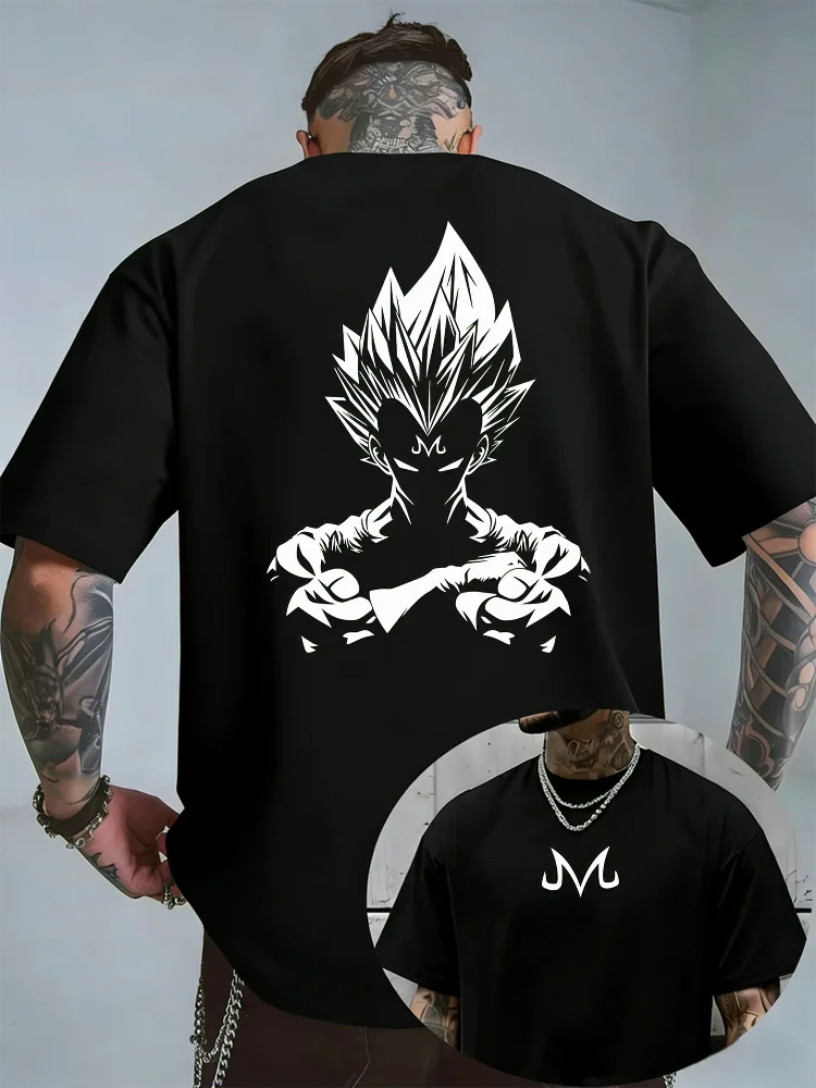 Camiseta Magin Vegeta Dragon Ball Z — Streetwear Anime Manga Corta Hombre