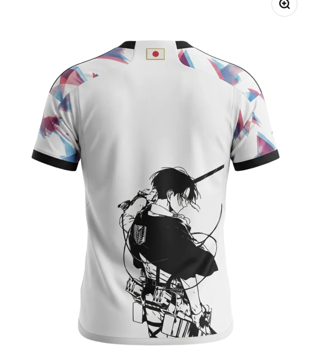 Jersey Attack on Titan — Fútbol Anime 3D | Secado Rápido Deportivo | Poliéster Hombre Mujer Manga Corta