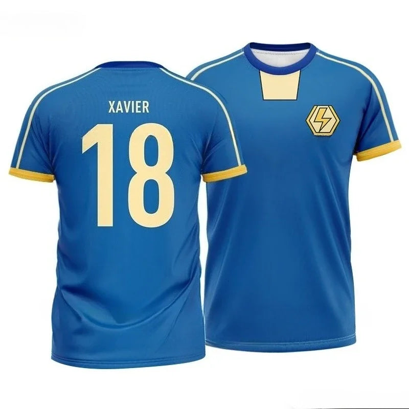 Inazuma Eleven — Kaio Cosplay | Camiseta Anime 3D Fútbol | Unisex Manga Corta