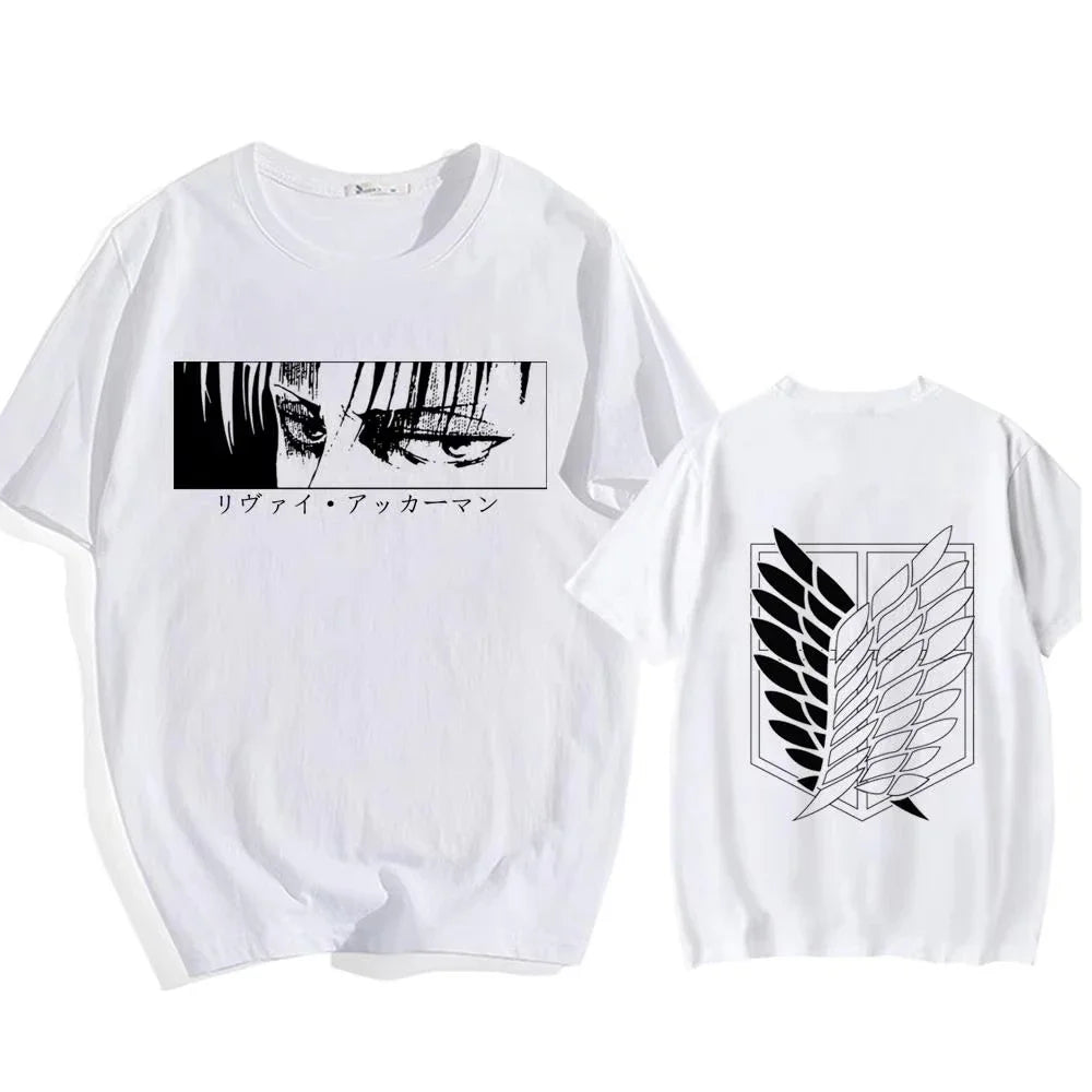 Camiseta Attack on Titan — Eren Yeager Shingeki No Kyojin | Algodón Alta Calidad | Streetwear Harajuku Unisex