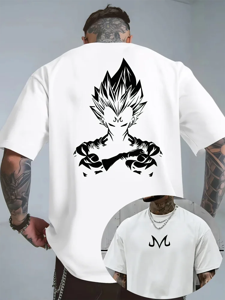 Camiseta Magin Vegeta Dragon Ball Z — Streetwear Anime Manga Corta Hombre