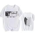 Camiseta Attack on Titan — Eren Yeager Shingeki No Kyojin | Algodón Alta Calidad | Streetwear Harajuku Unisex