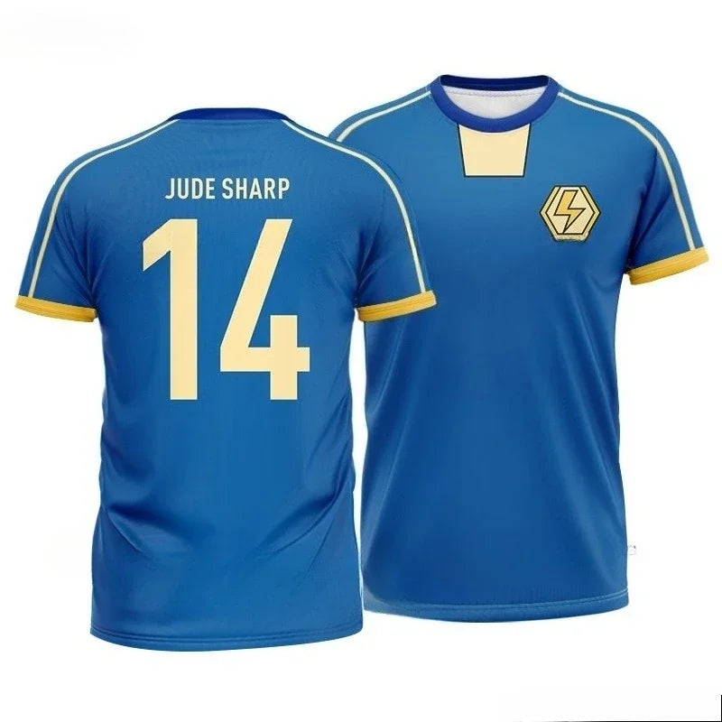 Inazuma Eleven — Kaio Cosplay | Camiseta Anime 3D Fútbol | Unisex Manga Corta