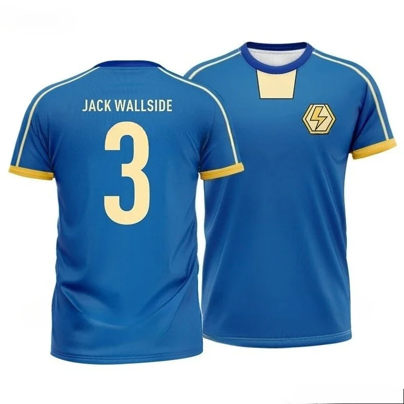Inazuma Eleven — Kaio Cosplay | Camiseta Anime 3D Fútbol | Unisex Manga Corta